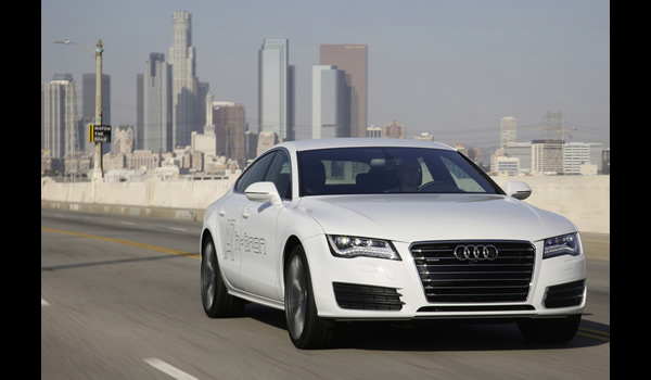 Audi A7 Sportback h-tron quattro hydrogen fuel cell concept 2014 front